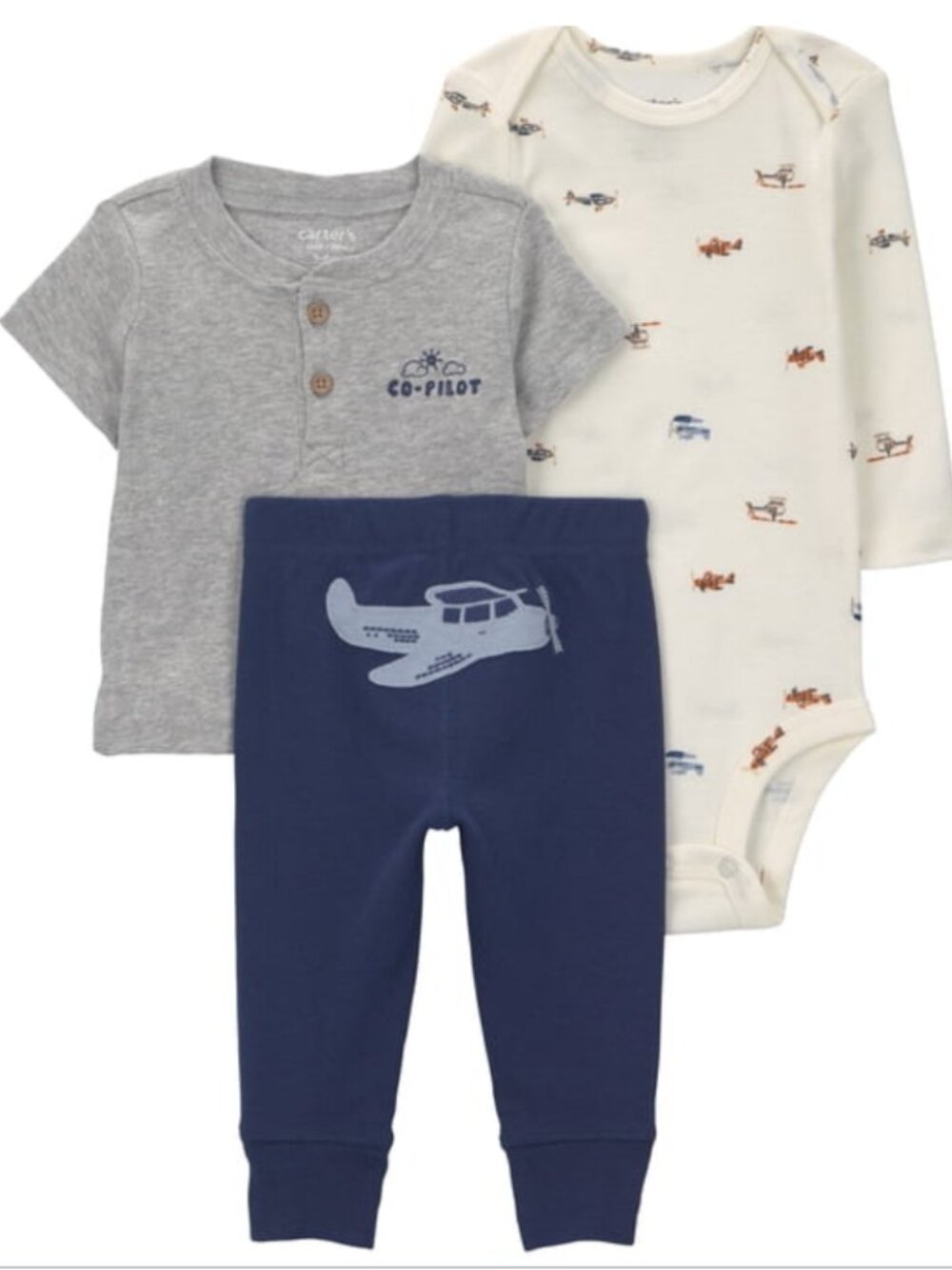 12 month Carter's Child of Mine Baby Boy 3-Piece Outfit Set